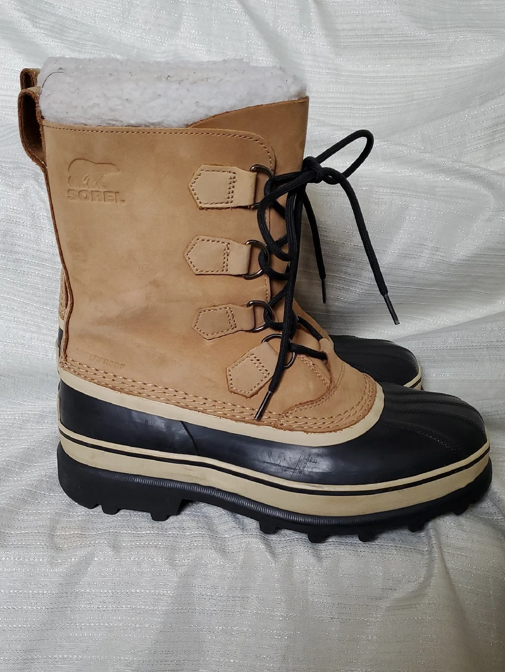 Sorel Men's Caribou Winter Boot Color Buff